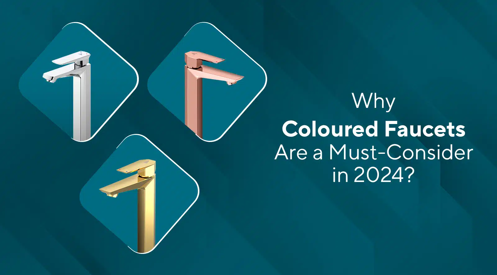 Colourful Taps for Wash Basins