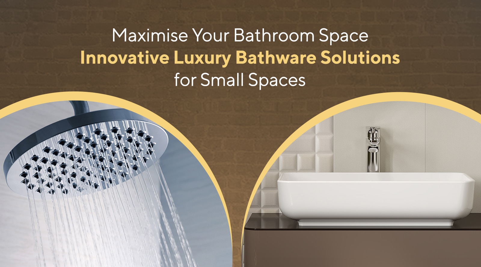 Luxury Bathware for Small Spaces by Astral Bathware