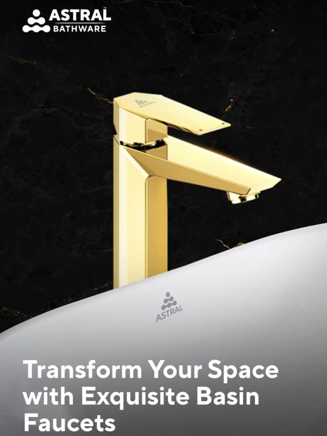 Transform your space with exquisite basin faucets